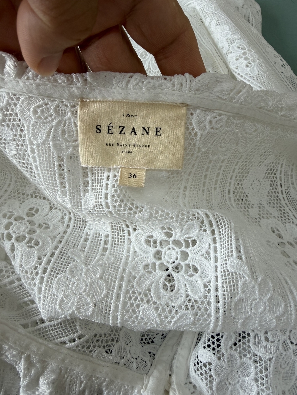 Sezane MARIELE Shirt - Picture 11 of 12